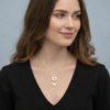 Evil Eye Heart Necklace for Women