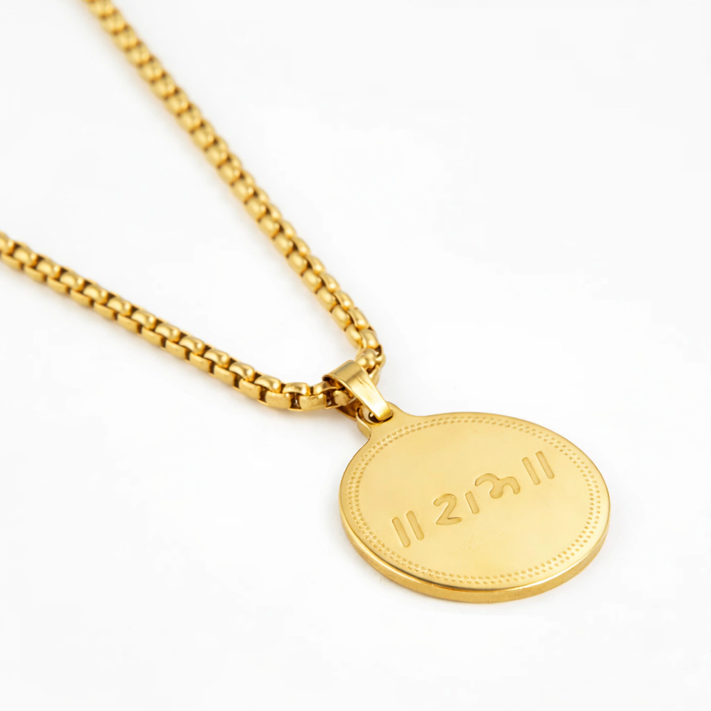 Ram Pendant Gold Stainless Steel Necklace for Men Ram Pendant Gold Stainless Steel Necklace for Men