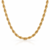 Gold Plated Rope Chain for Men