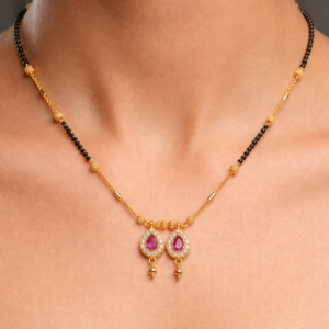 Gold-Plated Mangalsutra Necklace for Women