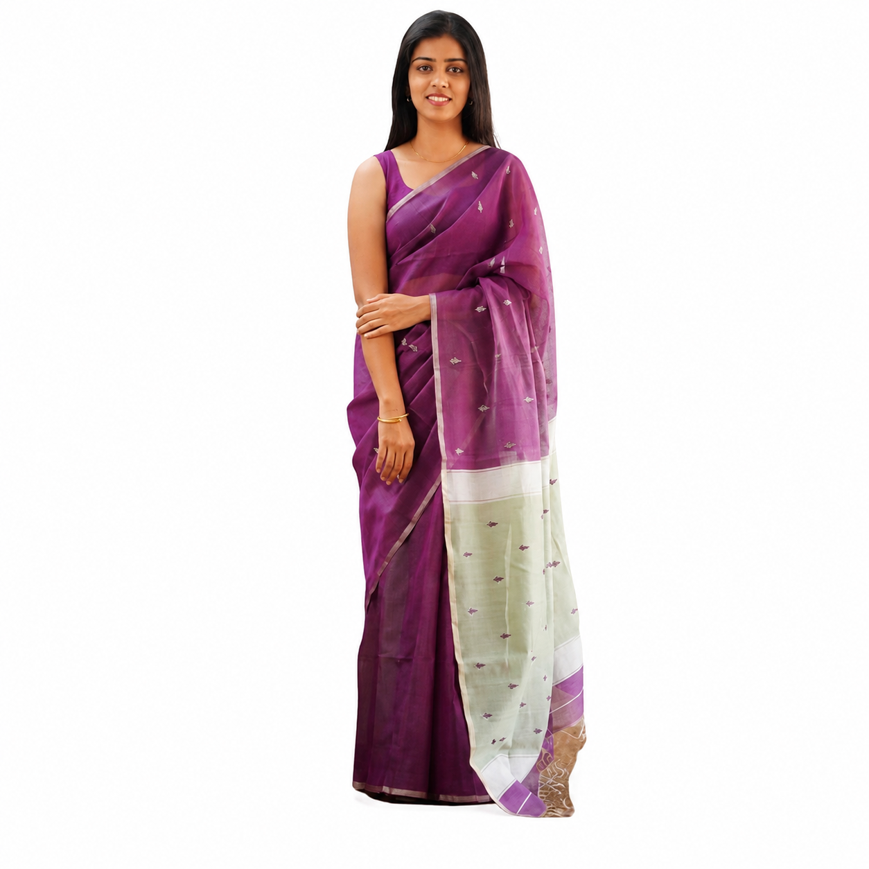 Wine Woven Soft Organza Saree Wine Woven Soft Organza Saree