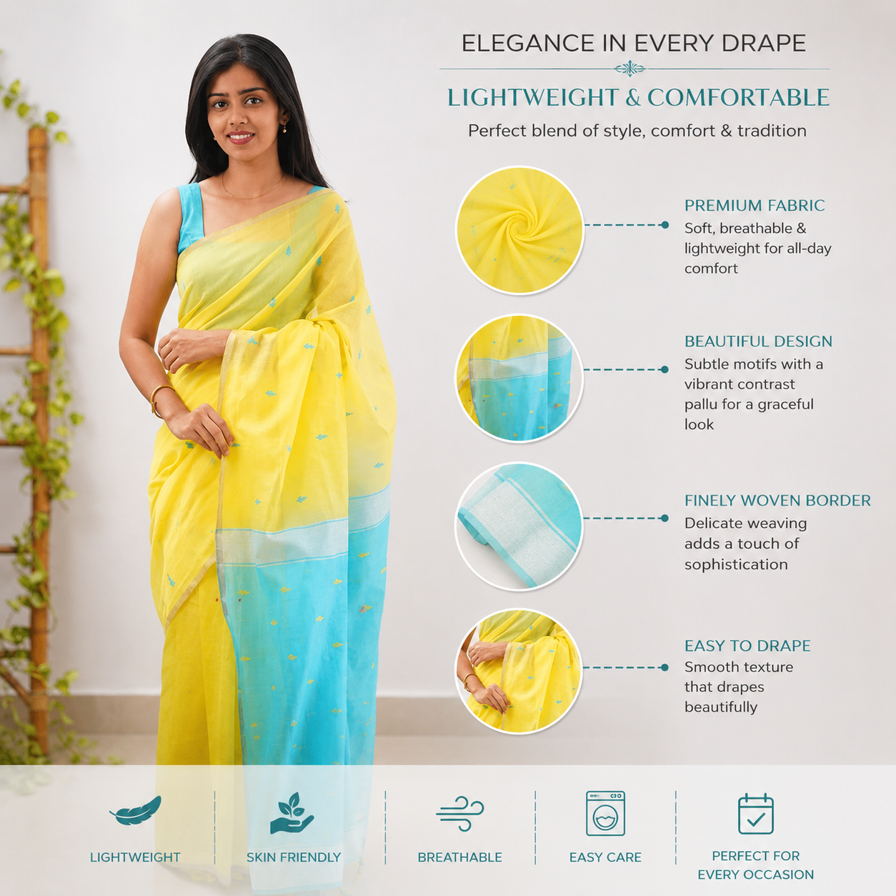 Yellow Soft Organza Saree Yellow Soft Organza Saree