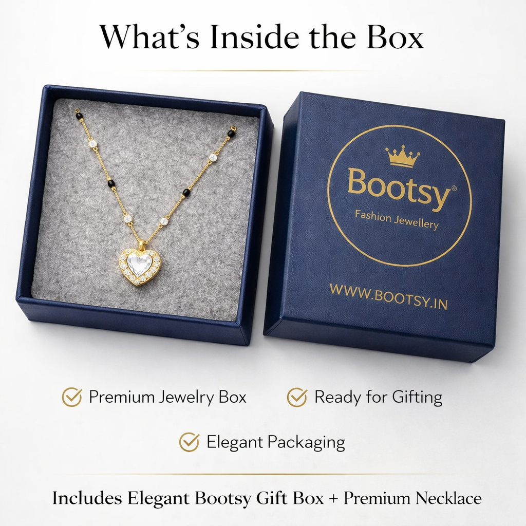 Elegant gold necklace in Bootsy box